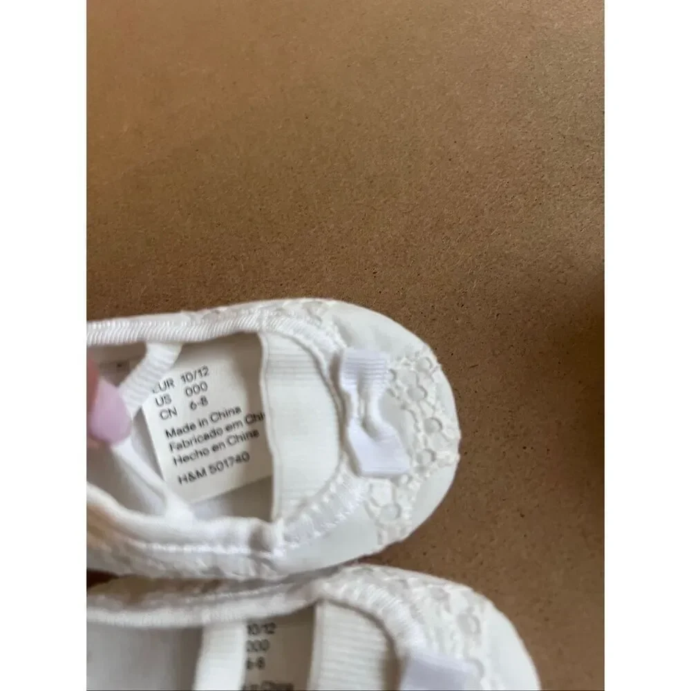H&M and Carters Baby embroidered shoes size